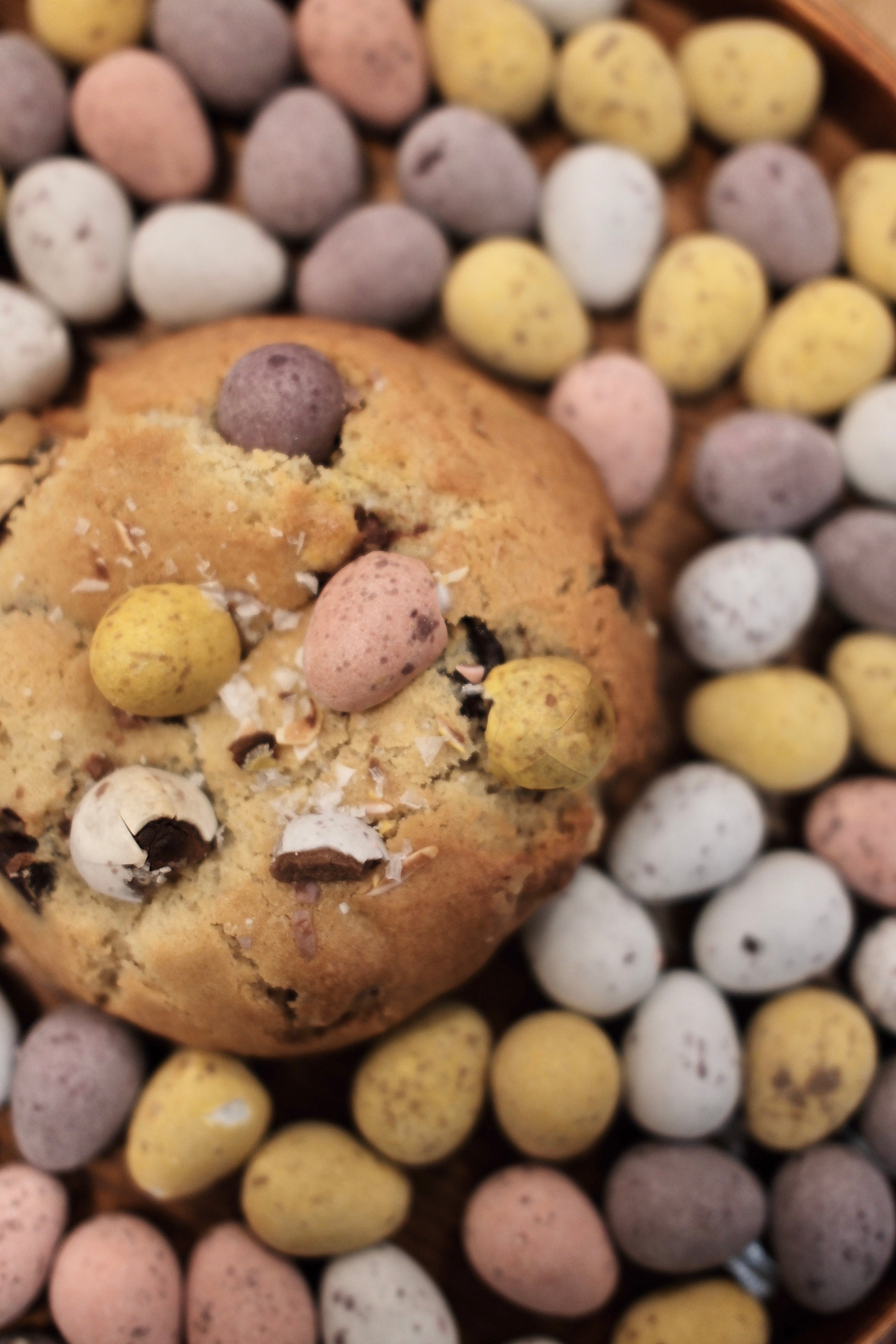 Nutella-Stuffed Mini Egg & Belgian Chocolate Cookie