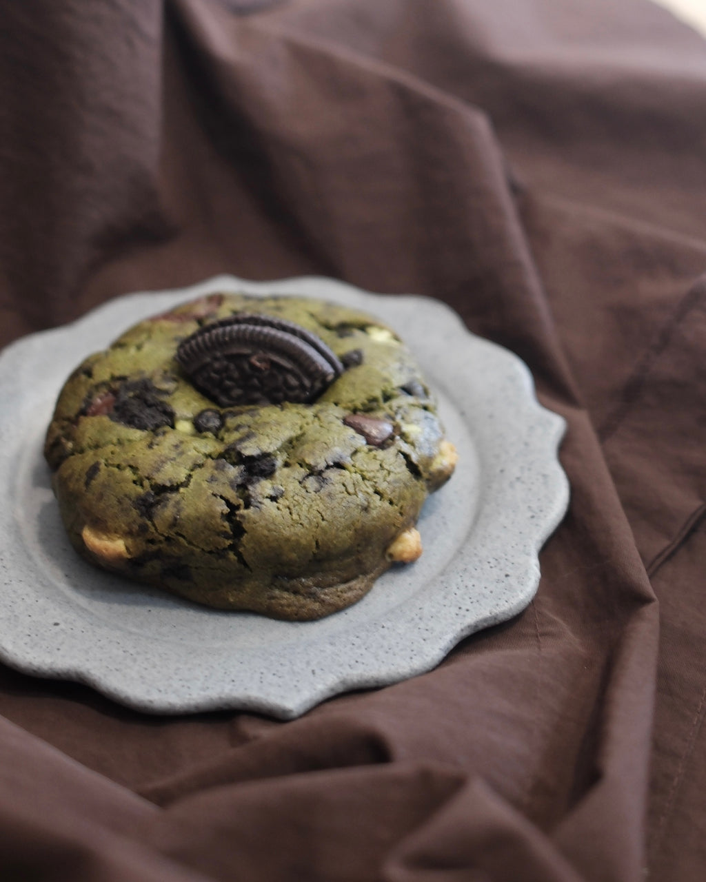 Matcha Cookies & Cream Cookie