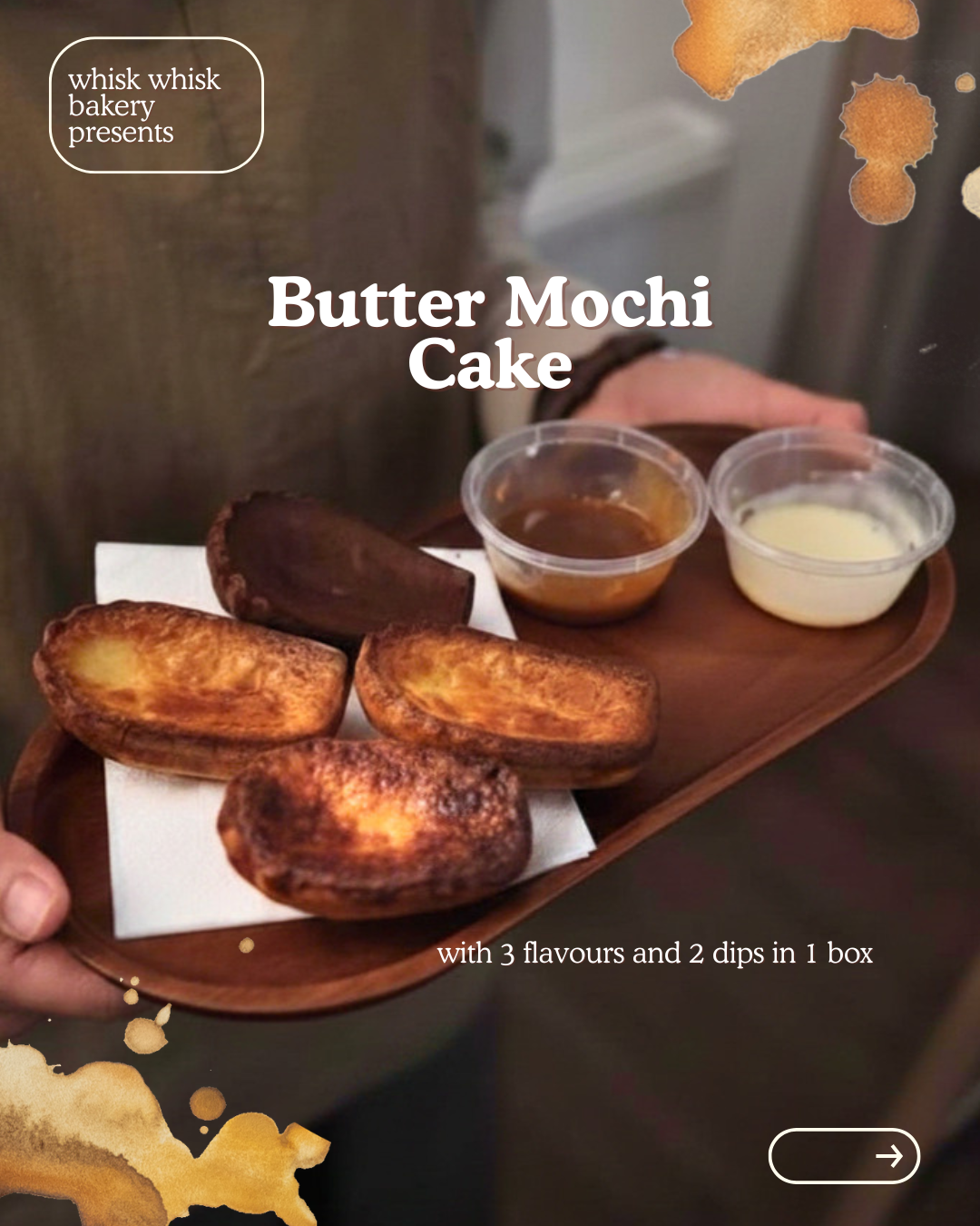 Butter Mochi Cake Box - in-store pick up only