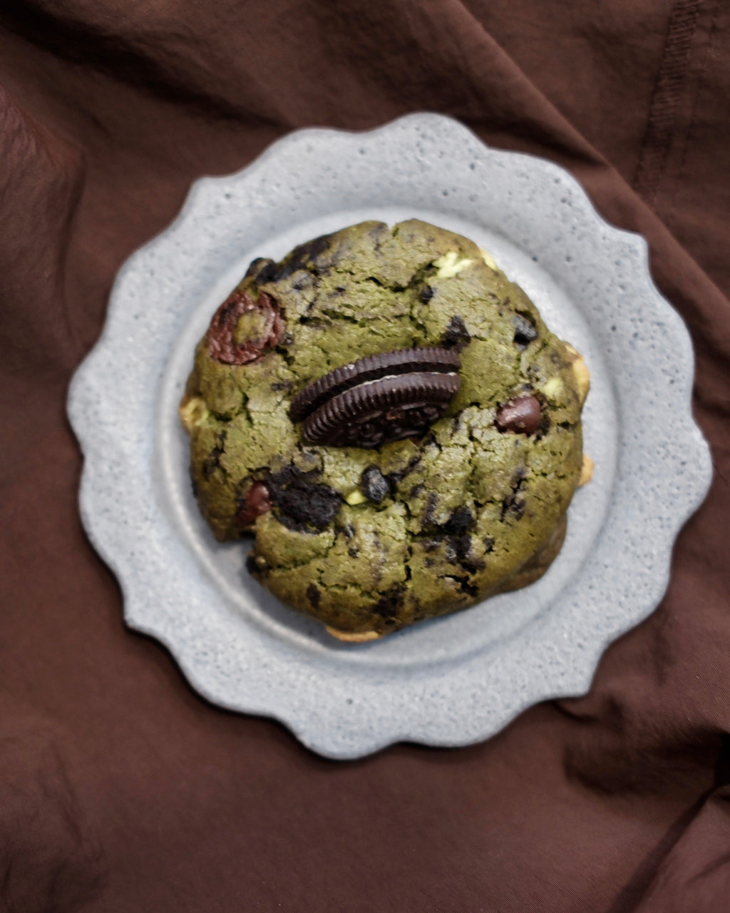 Matcha Cookies & Cream Cookie