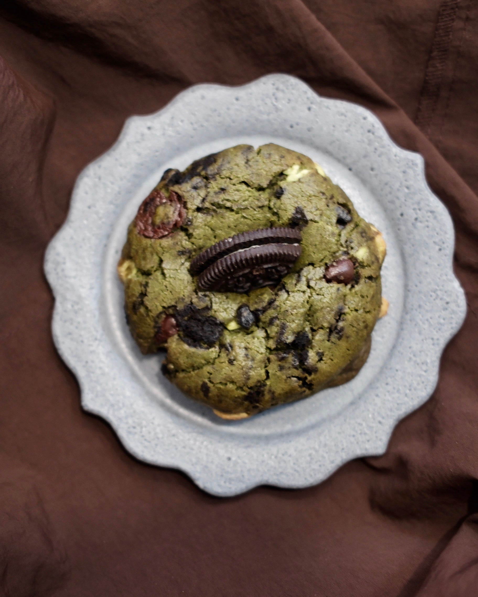 Matcha Cookies & Cream Cookie