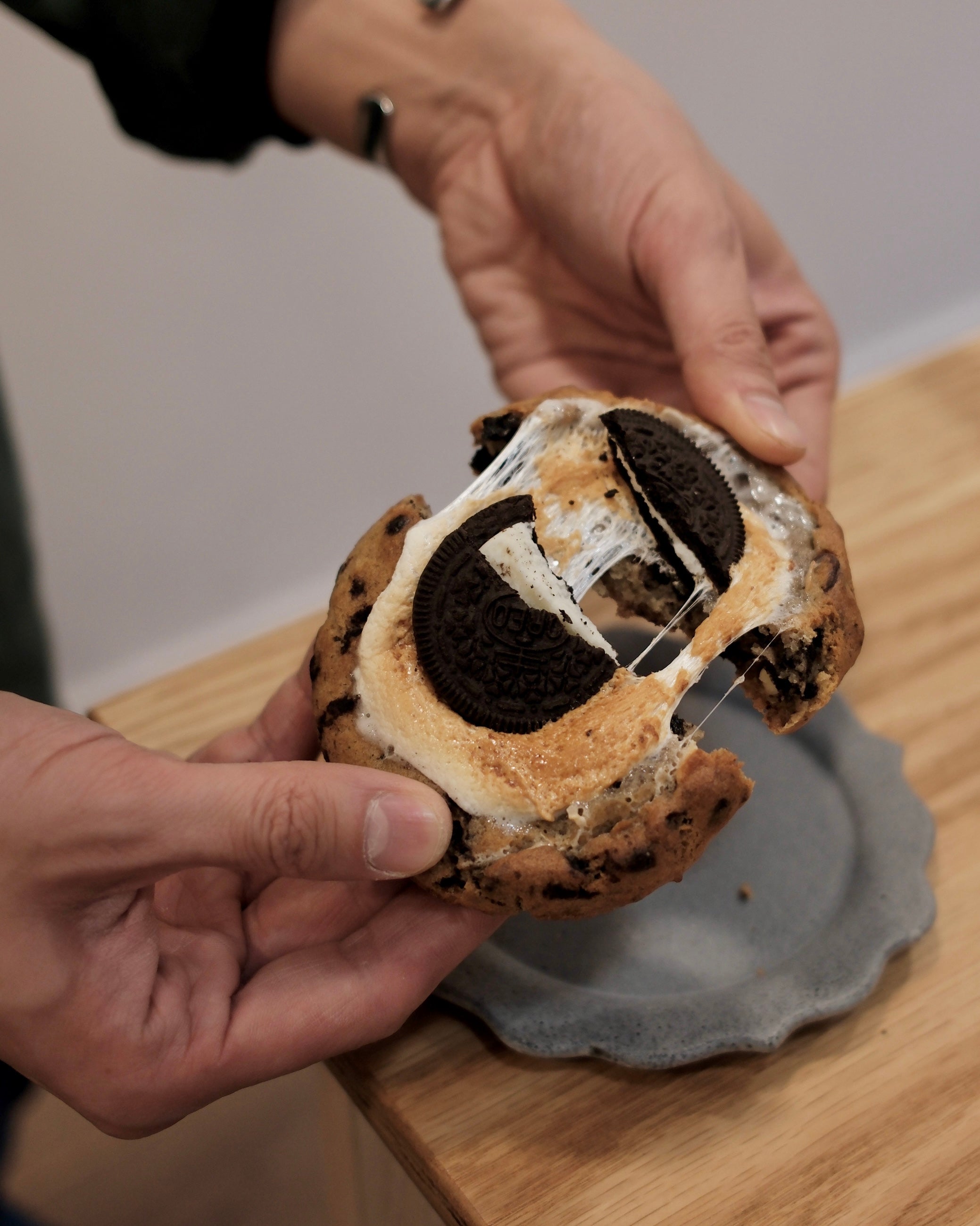 Oreo Double Chocolate Smore Cookie