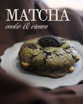 Matcha Cookies & Cream Cookie