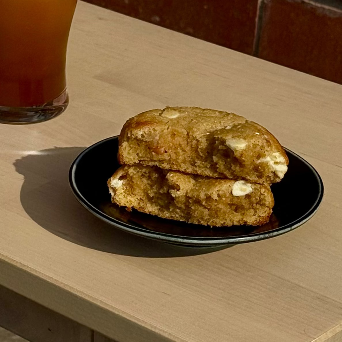 Miso Peanut Butter White Chocolate Cookie