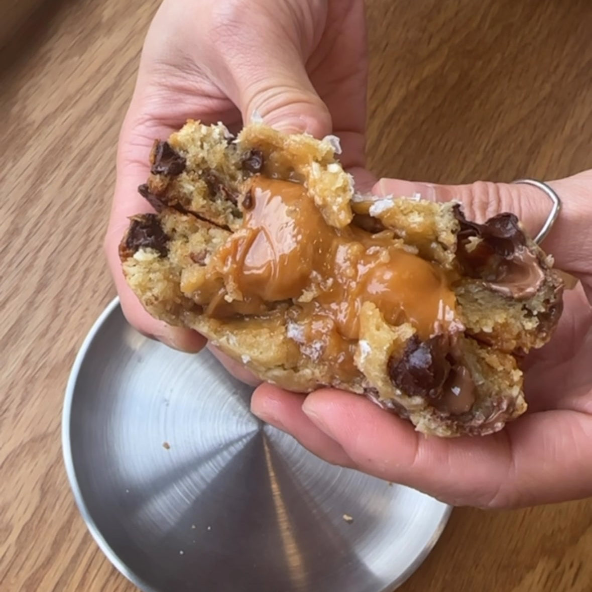 Coconut Caramel Filled Milk Chocolate Cookie